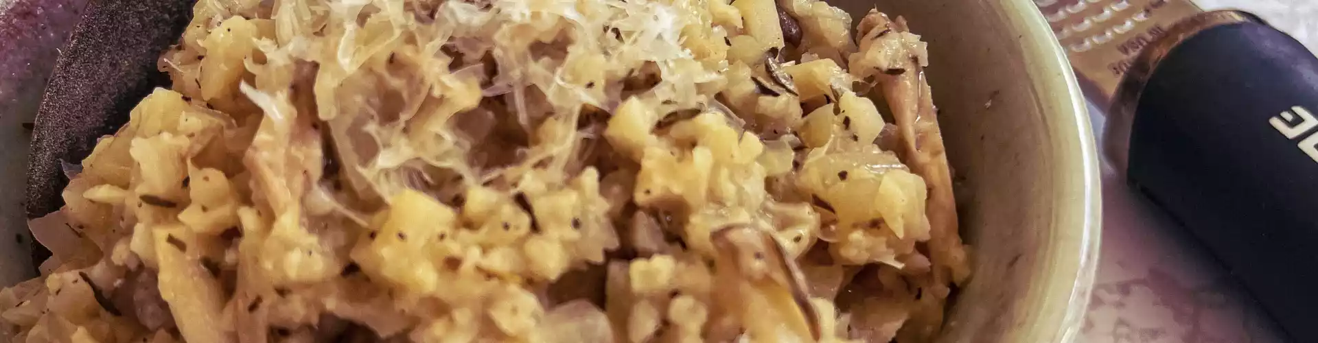 Risotto ai funghi veloce a basso contenuto di carboidrati